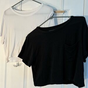 AE Cropped Soft & Sexy Pocket Tee (2 PACK)
